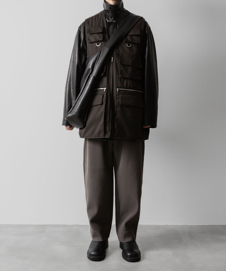 【ssstein】GRADATION PLEATS TWO TUCK TROUSERS - D.GREIGE シュタイン 23SS sessionセッション 福岡セレクトショップ 公式通販サイト