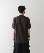 画像をギャラリービューアに読み込む, ssstein(シュタイン)のSUVIN COTTON BASIC TEE - DARK BROWNの公式通販サイトsession福岡セレクトショップ
