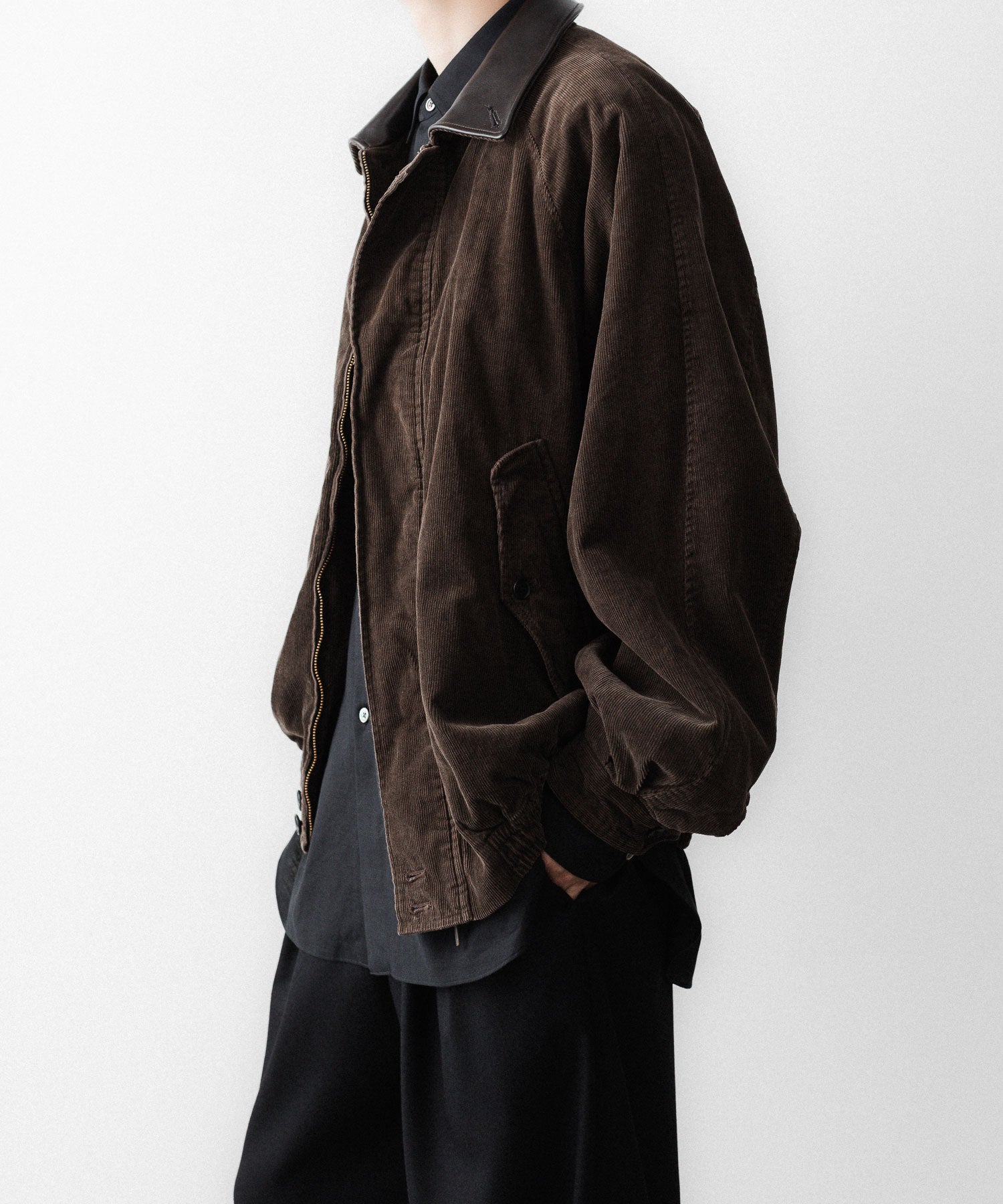 ssstein / シュタイン】VINTAGE CORDUROY ZIP JACKET - BROWN | 公式