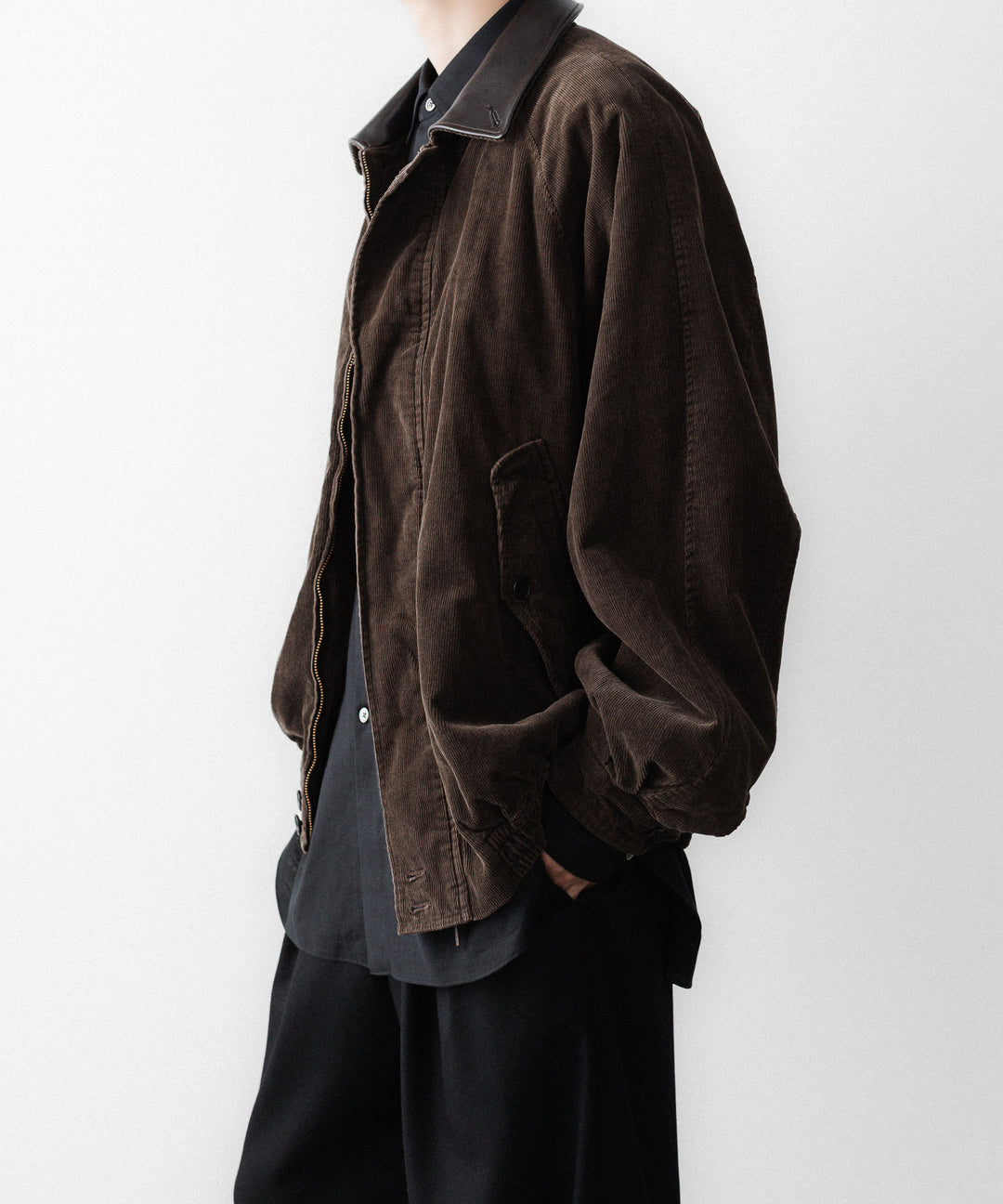 ssstein(シュタイン)のVINTAGE CORDUROY ZIP JACKET - BROWNの公式通販サイトsession福岡セレクトショップ