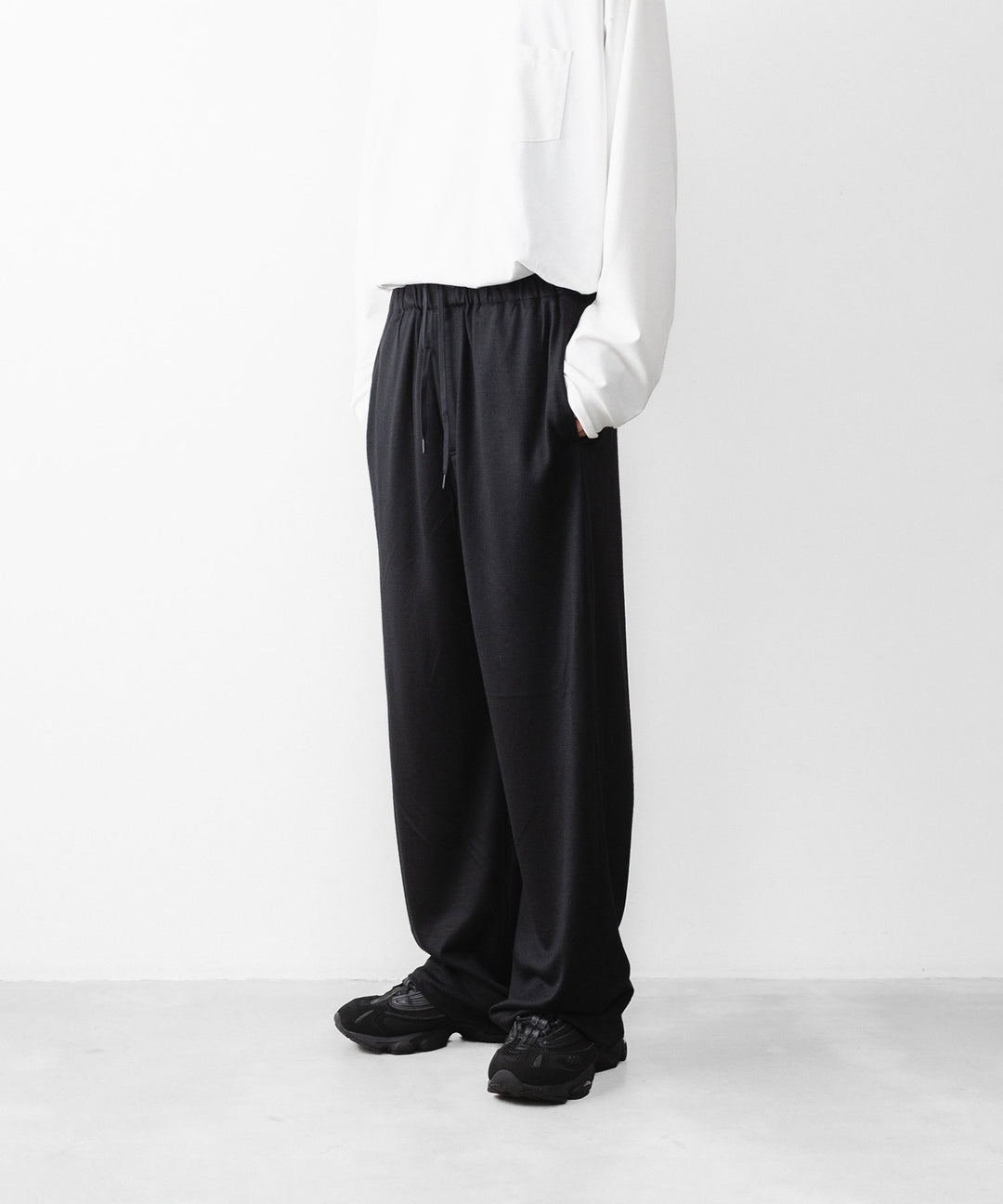 【 WWW 】WIDE PANTS - BLACK