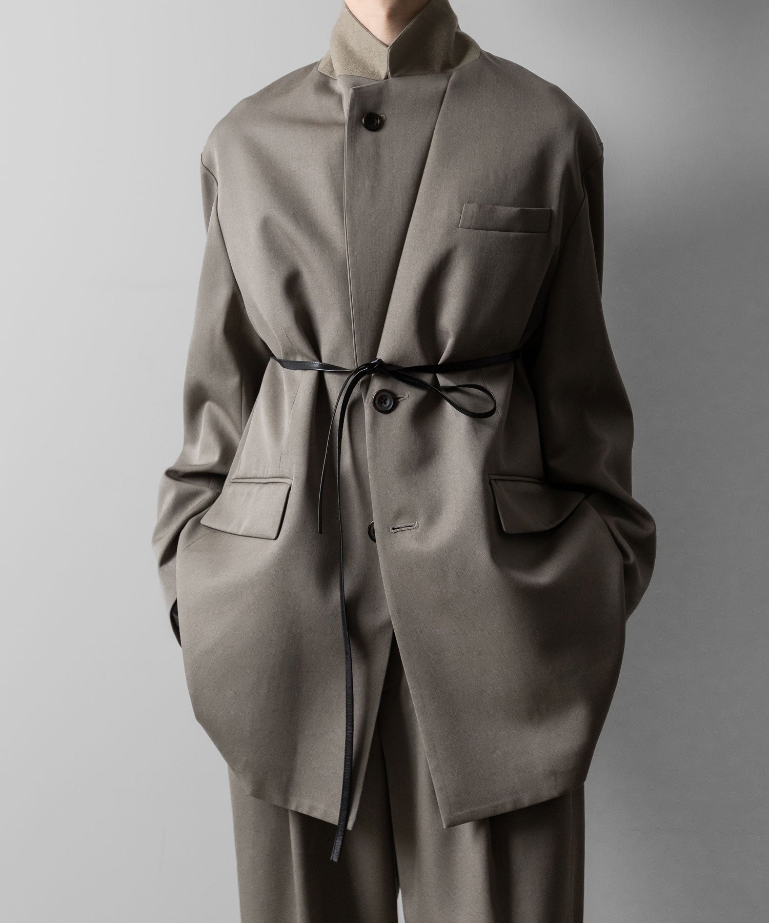 ssstein(シュタイン)のOVERSIZED SINGLE BREASTED LONG JACKET - TAUPE BEIGEの公式通販サイトsession福岡セレクトショップ