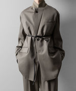 画像をギャラリービューアに読み込む, ssstein(シュタイン)のOVERSIZED SINGLE BREASTED LONG JACKET - TAUPE BEIGEの公式通販サイトsession福岡セレクトショップ
