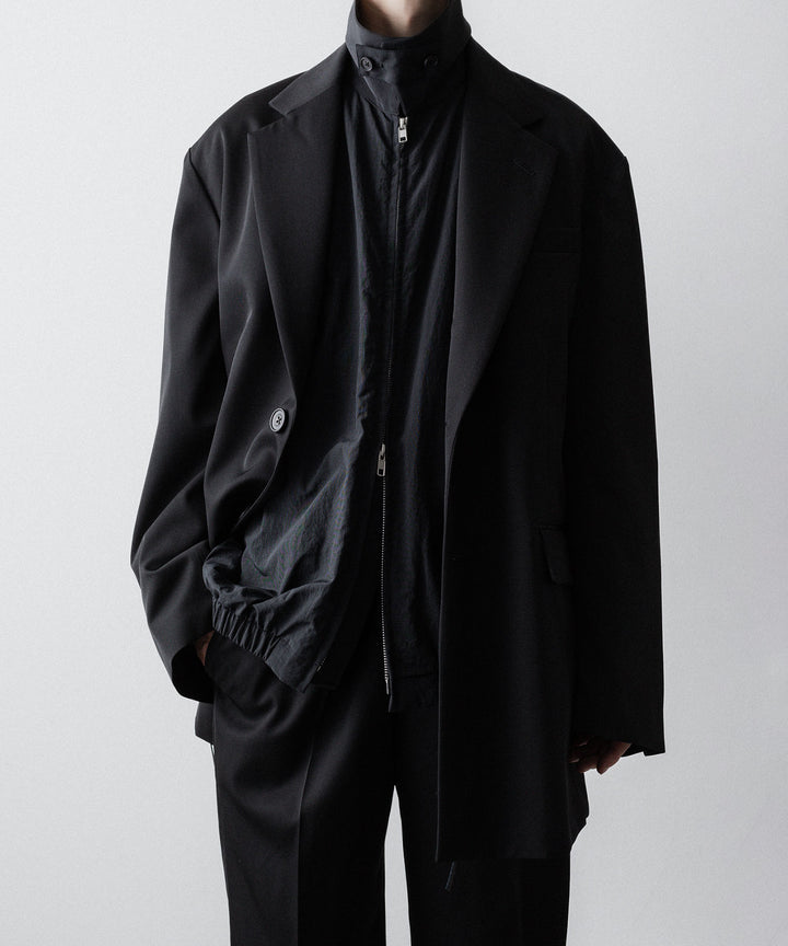 ssstein(シュタイン)のRECYCLED NYLON OVERSIZED ZIP JACKET -  BLACKの公式通販サイトsession福岡セレクトショップ