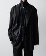 画像をギャラリービューアに読み込む, ssstein(シュタイン)のRECYCLED NYLON OVERSIZED ZIP JACKET -  BLACKの公式通販サイトsession福岡セレクトショップ
