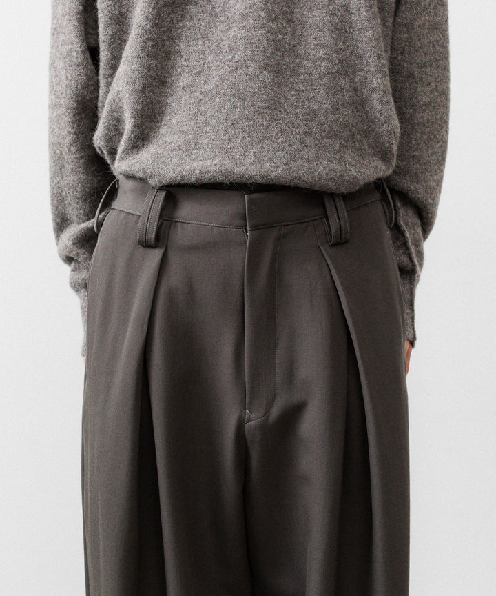 UJOH ウジョー CROSS TUCK PNTのOLIVE GRAY 公式通販サイトsession福岡セレクトショップ