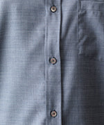 画像をギャラリービューアに読み込む, ssstein(シュタイン)のEXTRA FINE WOOL OVERSIZED PLACKET SHIRT - BLUEの公式通販サイトsession福岡セレクトショップ

