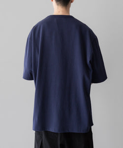 【NEITHERS】Wide S/S T-Shirt - NAVY