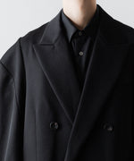 画像をギャラリービューアに読み込む, ssstein(シュタイン)のDEFORMED SHOULDER DOUBLE BREASTED JACKET - BLACKの公式通販サイトsession福岡セレクトショップ
