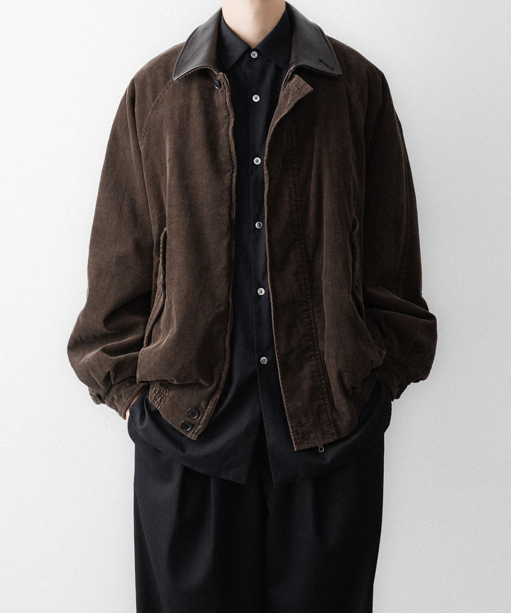 ssstein(シュタイン)のVINTAGE CORDUROY ZIP JACKET - BROWNの公式通販サイトsession福岡セレクトショップ