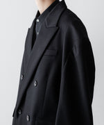 画像をギャラリービューアに読み込む, ssstein(シュタイン)のDEFORMED SHOULDER DOUBLE BREASTED JACKET - BLACKの公式通販サイトsession福岡セレクトショップ
