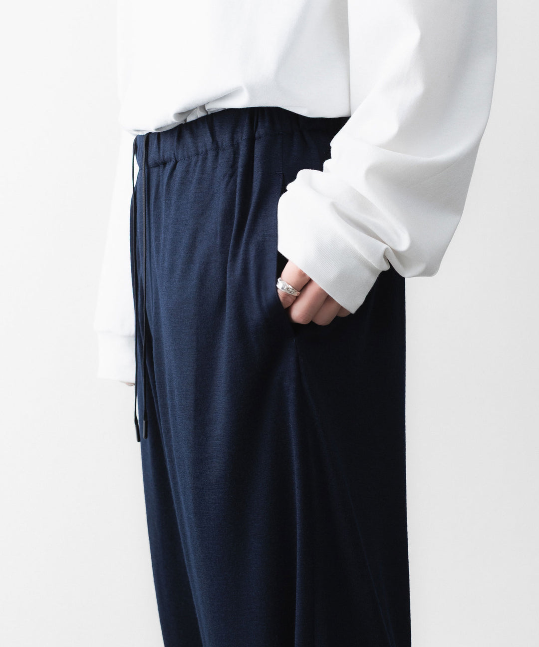 【 WWW 】WIDE PANTS - NAVY