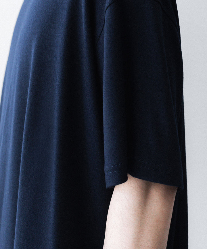 WWW - WRAPINKNOT wool wearのS/S WIDE FIT T-SHIRTのNAVY公式通販サイトsession福岡セレクトショップ