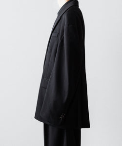 ssstein / シュタイン】DEFORMED SHOULDER DOUBLE BREASTED JACKET