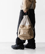 画像をギャラリービューアに読み込む, UJOH((ウジョー)×Reebok(リーボック)のDRAW CORD BAGのBEIGE公式通販サイトsession福岡セレクトショップ
