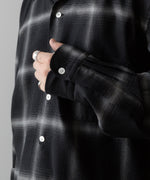 画像をギャラリービューアに読み込む, INTÉRIM(インテリム)のBIG OMBRAY WOOL CHECK 60s OPEN COLLAR SHIRT - MONO OMBRAYの公式通販サイトsession福岡セレクトショップ
