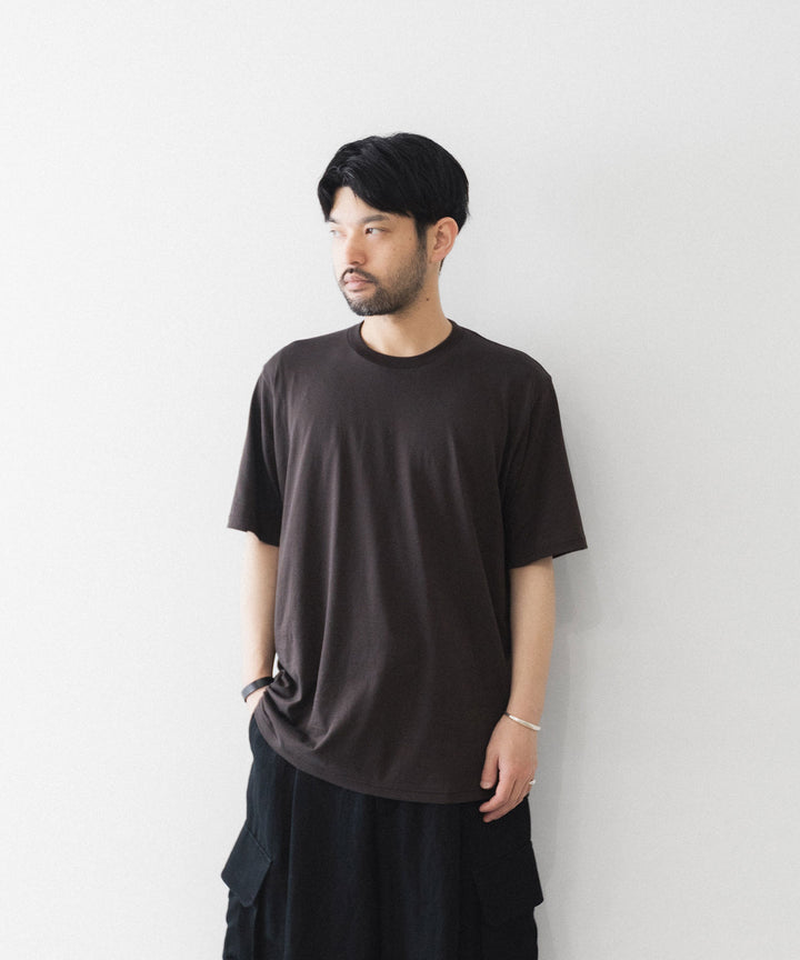 ssstein(シュタイン)のSUVIN COTTON BASIC TEE - DARK BROWNの公式通販サイトsession福岡セレクトショップ