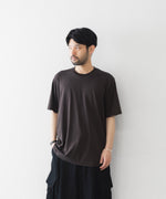画像をギャラリービューアに読み込む, ssstein(シュタイン)のSUVIN COTTON BASIC TEE - DARK BROWNの公式通販サイトsession福岡セレクトショップ
