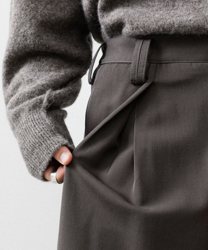 UJOH ウジョー CROSS TUCK PNTのOLIVE GRAY 公式通販サイトsession福岡セレクトショップ