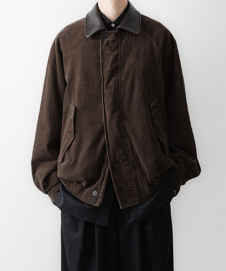ssstein(シュタイン)のVINTAGE CORDUROY ZIP JACKET - BROWNの公式通販サイトsession福岡セレクトショップ