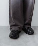 画像をギャラリービューアに読み込む, 【CODA】WORN BLACK AGING FADED DAMAGED SWEATPANTS - WORN BLACK
