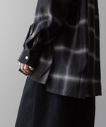 画像をギャラリービューアに読み込む, INTÉRIM(インテリム)のBIG OMBRAY WOOL CHECK 60s OPEN COLLAR SHIRT - MONO OMBRAYの公式通販サイトsession福岡セレクトショップ
