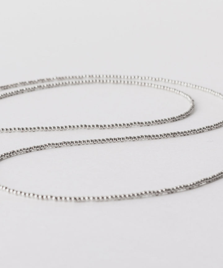 【INTÉRIM】TAXCO SILVER PAIR NECKLACE - SILVER