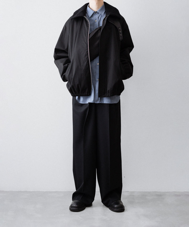 ssstein(シュタイン)のMOUTON COLLAR PADDED JACKET - BLACKの公式通販サイトsession福岡セレクトショップ