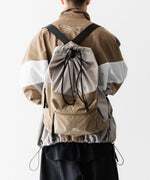 画像をギャラリービューアに読み込む, UJOH((ウジョー)×Reebok(リーボック)のDRAW CORD BAGのBEIGE公式通販サイトsession福岡セレクトショップ
