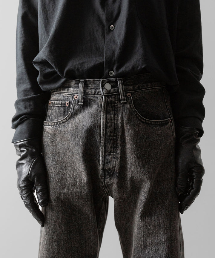 ssstein(シュタイン)のDEFORMED FLARE VINTAGE DENIM JEANS - BLACKの公式通販サイトsession福岡セレクトショップ