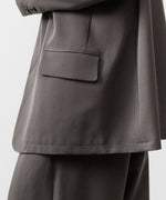 画像をギャラリービューアに読み込む, UJOH ウジョーのSTAND COLLAR FLY JKTのOLIVE GRAY公式通販サイトsession福岡セレクトショップ
