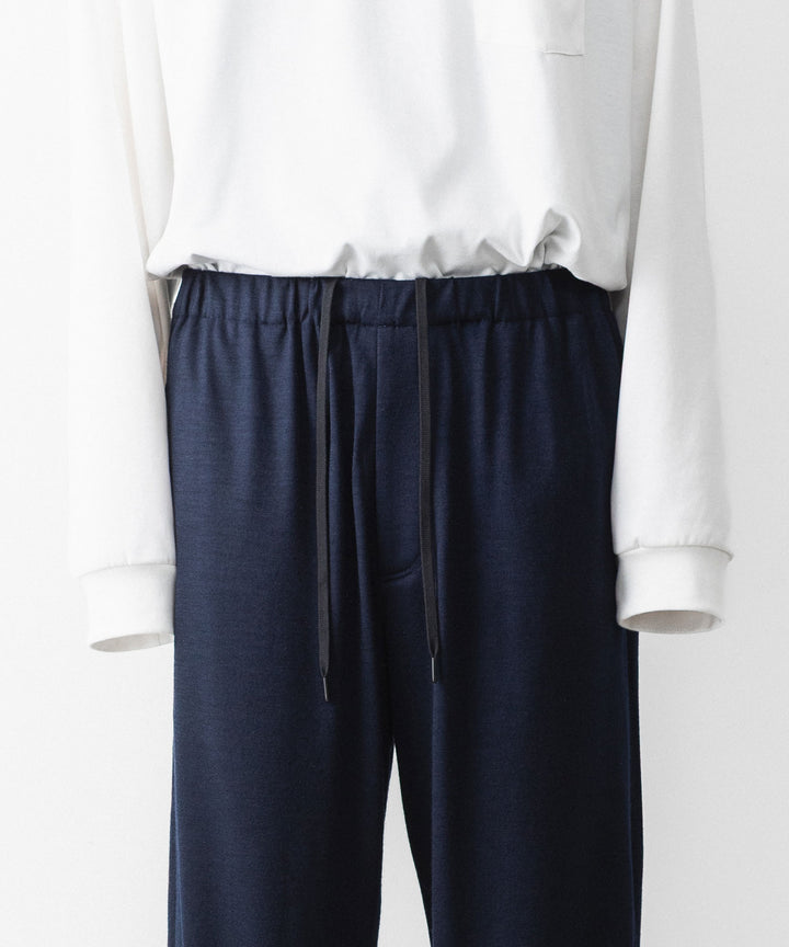 WWW - WRAPINKNOT wool wearのWIDE PANTSのNAVY 公式通販サイトsession福岡セレクトショップ