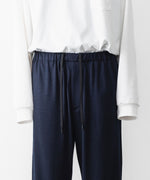 画像をギャラリービューアに読み込む, WWW - WRAPINKNOT wool wearのWIDE PANTSのNAVY 公式通販サイトsession福岡セレクトショップ
