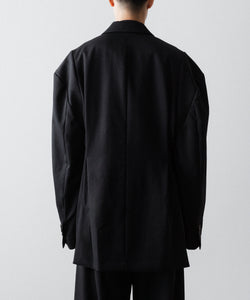 ssstein / シュタイン】DEFORMED SHOULDER DOUBLE BREASTED JACKET