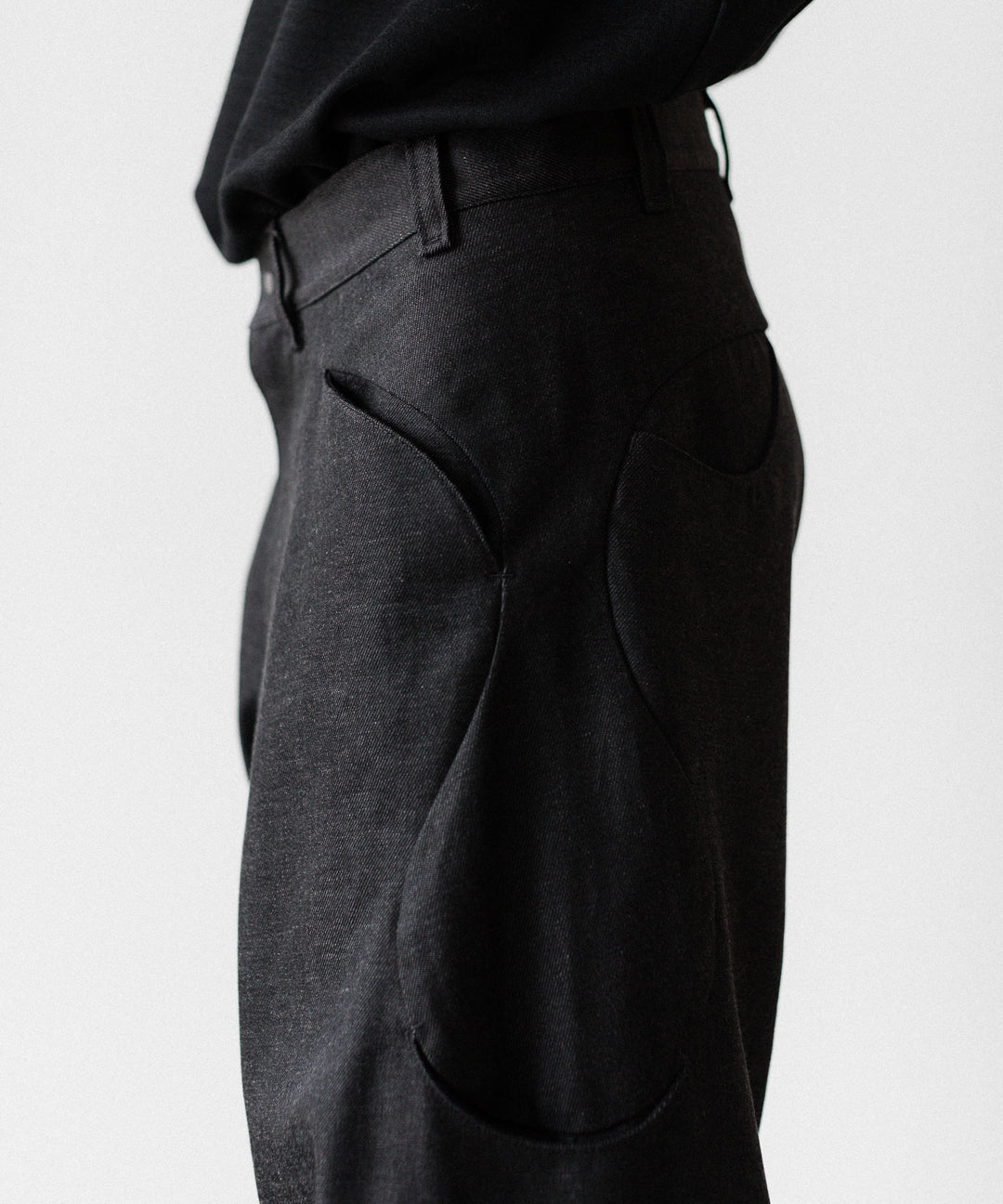 OPPOSE DUALITY オポーズデュアリティの6 POCKET SUB ONG DENIM TROUSERSのBLACK GRAY公式通販サイトsession福岡セレクトショップ