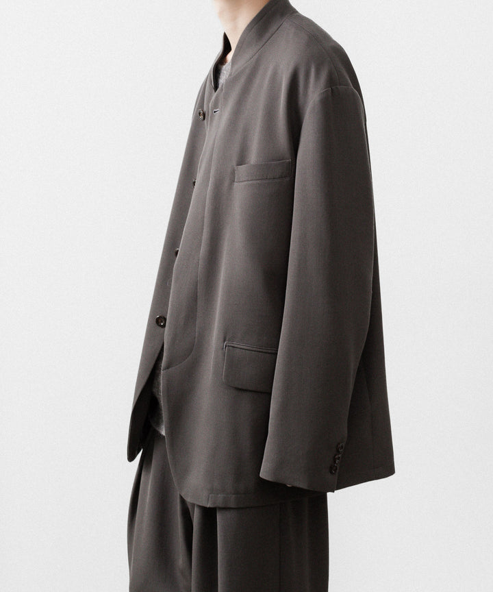 UJOH ウジョーのSTAND COLLAR FLY JKTのOLIVE GRAY公式通販サイトsession福岡セレクトショップ