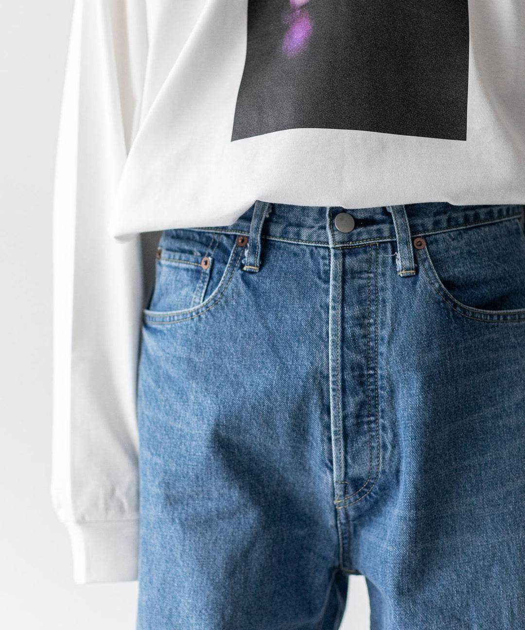 stein(シュタイン)の23AWコレクション5PK VINTAGE REPRODUCTION DENIM JEANSのINDIGO