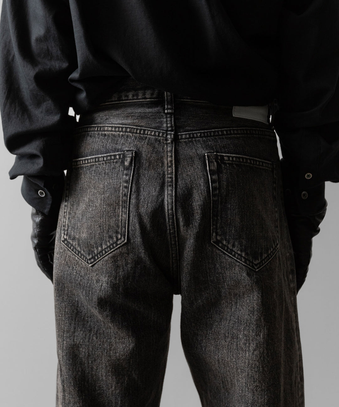 ssstein(シュタイン)のDEFORMED FLARE VINTAGE DENIM JEANS - BLACKの公式通販サイトsession福岡セレクトショップ