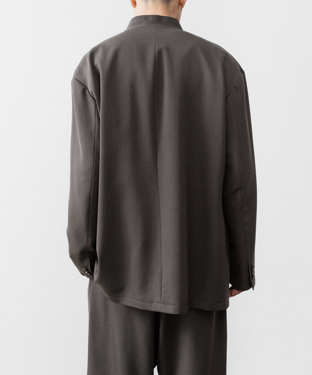UJOH ウジョーのSTAND COLLAR FLY JKTのOLIVE GRAY公式通販サイトsession福岡セレクトショップ