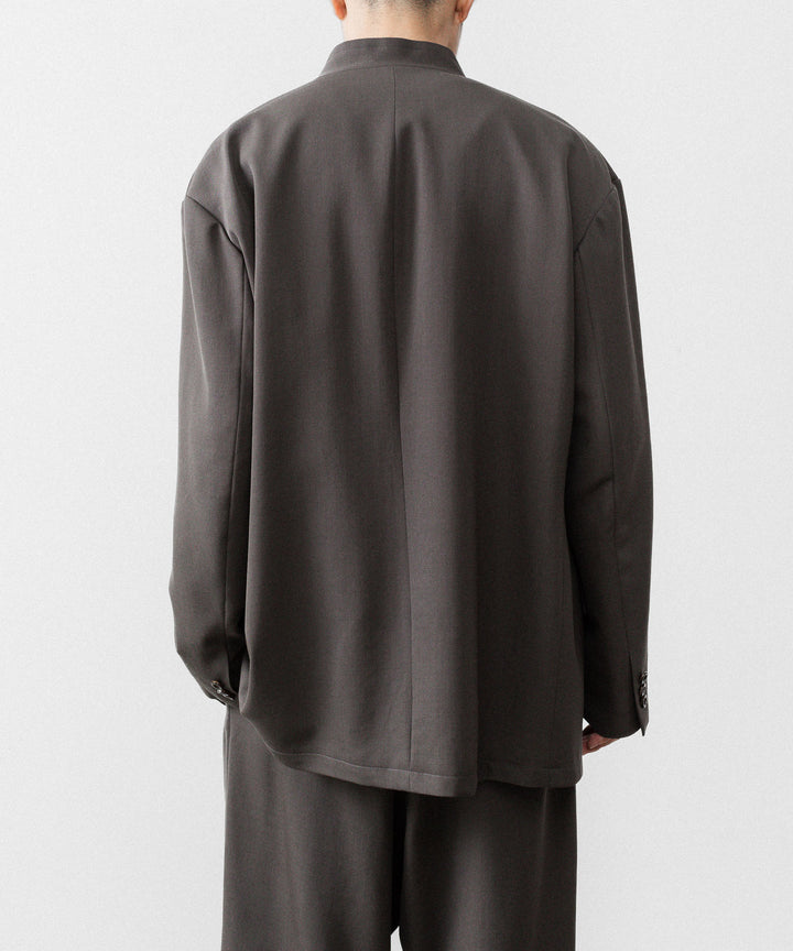 UJOH ウジョーのSTAND COLLAR FLY JKTのOLIVE GRAY公式通販サイトsession福岡セレクトショップ