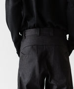 画像をギャラリービューアに読み込む, OPPOSE DUALITY オポーズデュアリティの6 POCKET SUB ONG DENIM TROUSERSのBLACK GRAY公式通販サイトsession福岡セレクトショップ
