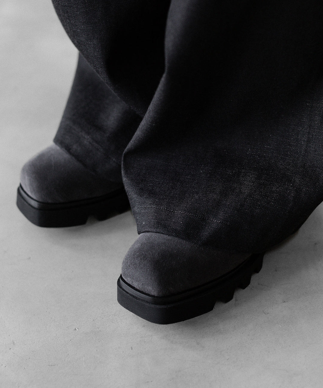 OPPOSE DUALITY オポーズデュアリティの6 POCKET SUB ONG DENIM TROUSERSのBLACK GRAY公式通販サイトsession福岡セレクトショップ