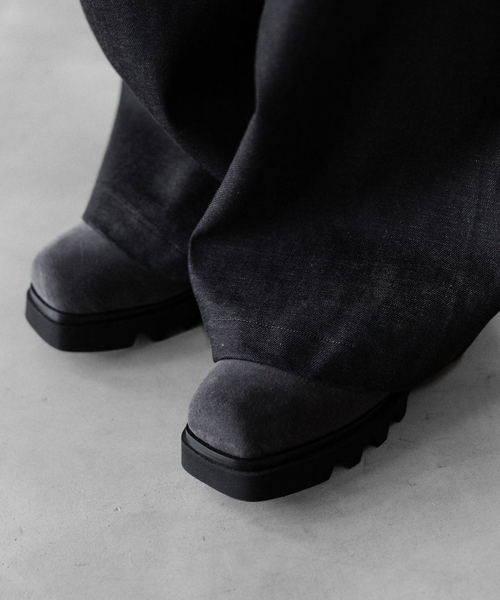 OPPOSE DUALITY オポーズデュアリティの6 POCKET SUB ONG DENIM TROUSERSのBLACK GRAY公式通販サイトsession福岡セレクトショップ
