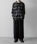 画像をギャラリービューアに読み込む, INTÉRIM(インテリム)のBIG OMBRAY WOOL CHECK 60s OPEN COLLAR SHIRT - MONO OMBRAYの公式通販サイトsession福岡セレクトショップ
