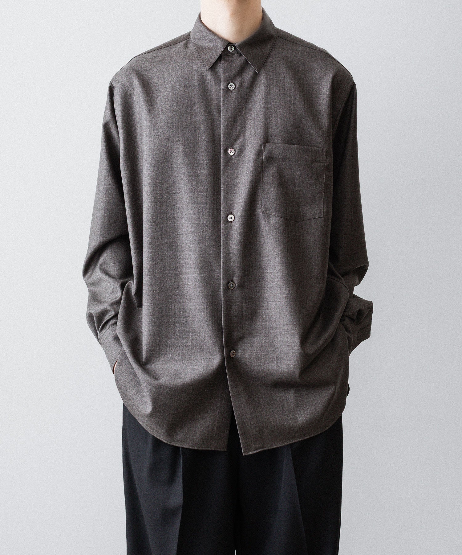 【美品】stein OVERSIZED PULLOVER SHIRT M stein(シュタイン)/OVERSIZED PULLOVER SHIRT/Black 通販 取り扱い