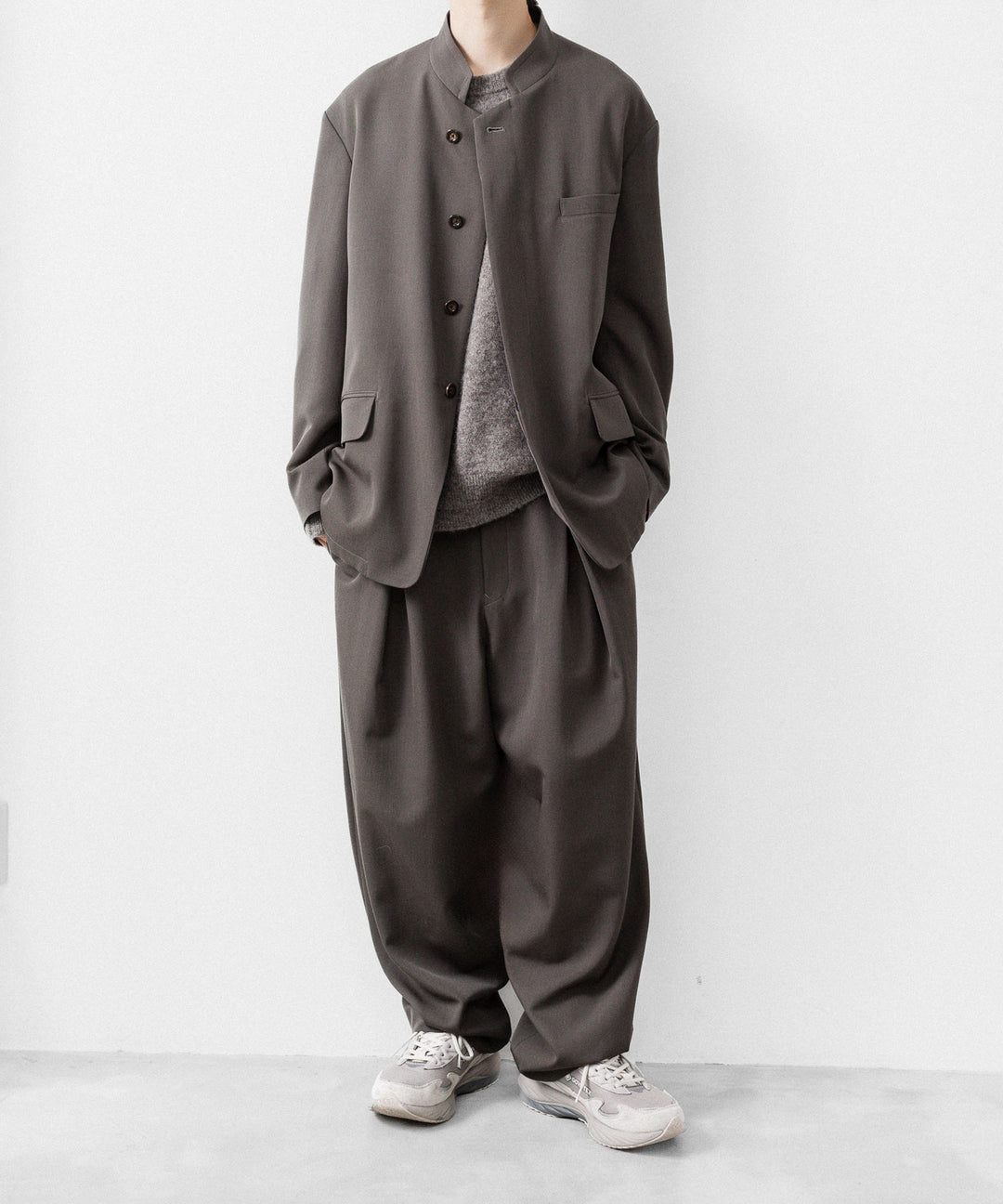 UJOH ウジョー CROSS TUCK PNTのOLIVE GRAY 公式通販サイトsession福岡セレクトショップ