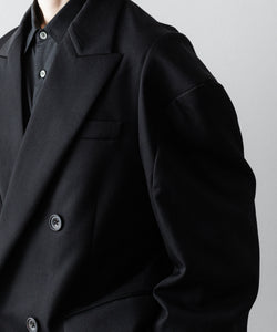 ssstein / シュタイン】DEFORMED SHOULDER DOUBLE BREASTED JACKET