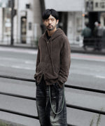 画像をギャラリービューアに読み込む, VEIN ヴェインのMALL YARN JERSEY ZIP UP HOODIE - BROWNの公式通販サイトsession福岡セレクトショップ
