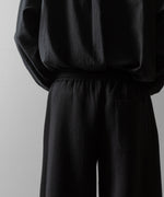 画像をギャラリービューアに読み込む, ssstein(シュタイン)のCOTTON DOUBLE KNIT TWIST SEAM PANTS - BLACKの公式通販サイトsession福岡セレクトショップ
