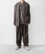 画像をギャラリービューアに読み込む, UJOH ウジョー CROSS TUCK PNTのOLIVE GRAY 公式通販サイトsession福岡セレクトショップ
